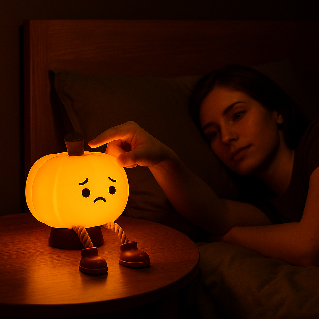 Cute Pumpkin Night Light