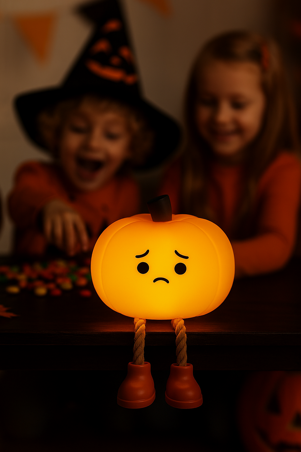 Cute Pumpkin Night Light