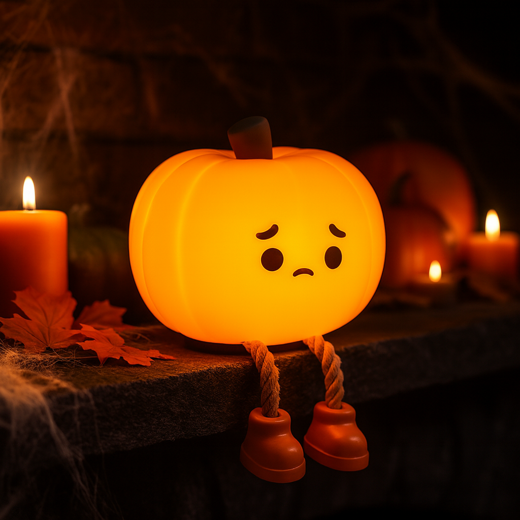 Cute Pumpkin Night Light
