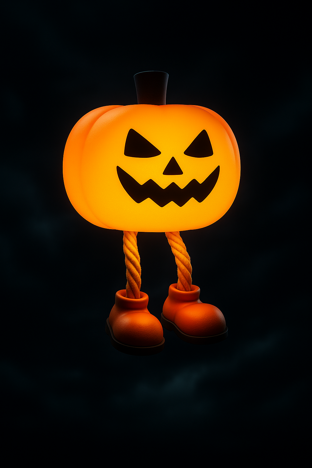 Sad Pumpkin Night Light