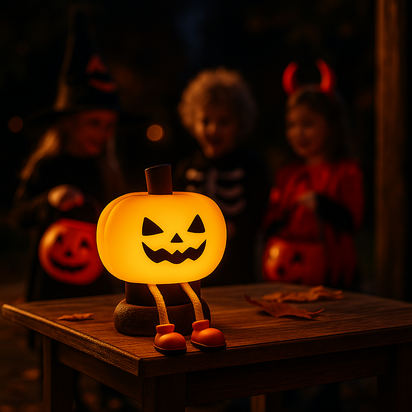 Cute Pumpkin Night Light